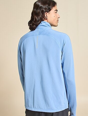 Camiseta desportiva com gola alta com fecho - (ekstract)