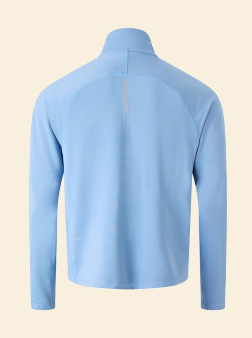 Camiseta desportiva com gola alta com fecho - (ekstract) - Kiabi Camiseta desportiva com gola alta com fecho - (ekstract) - Kiabi