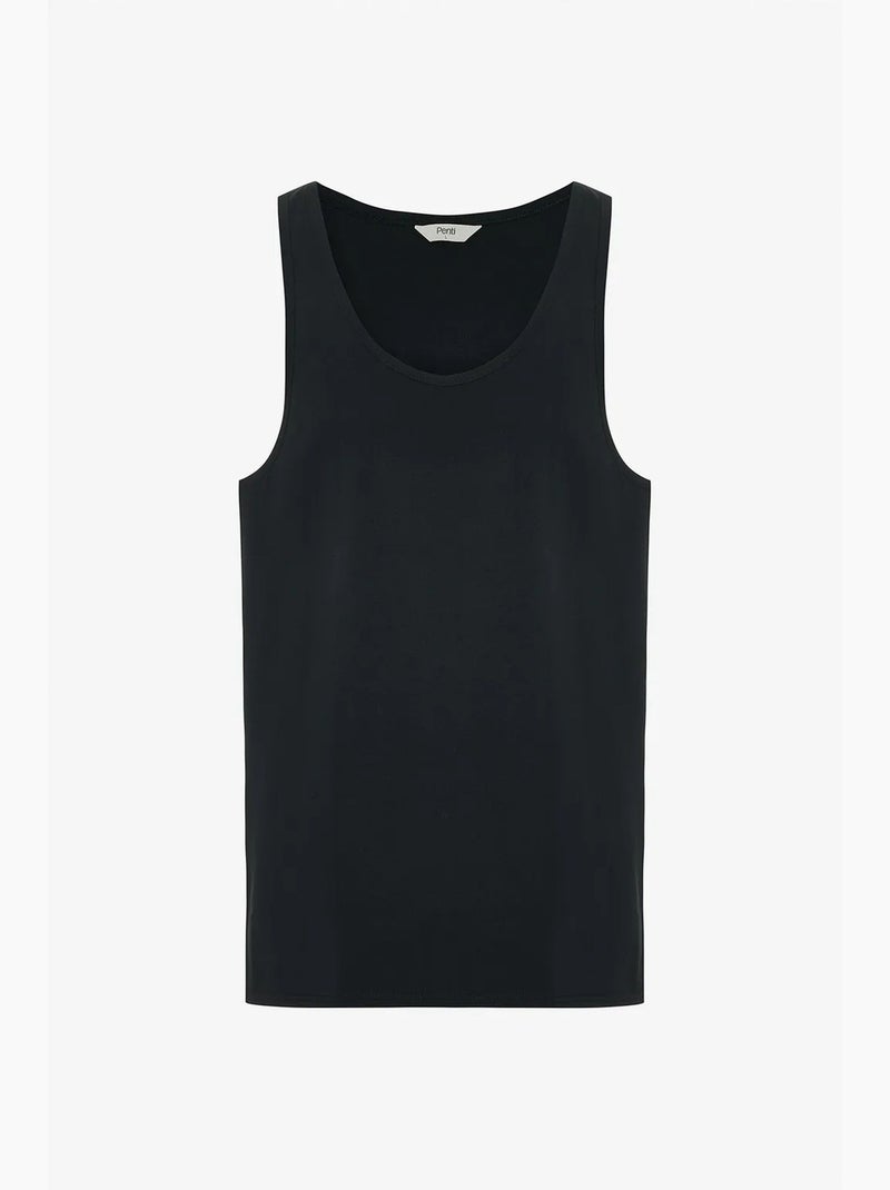 Camiseta interior masculina regular 2 peças penti Preto - Kiabi