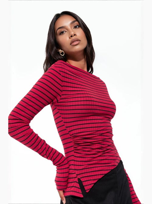 Camiseta manga comprida algodão elastano busem - Kiabi Camiseta manga comprida algodão elastano busem - Kiabi
