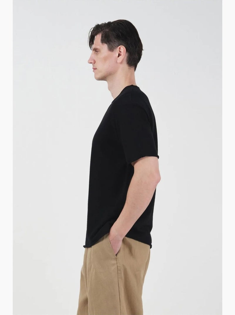Camiseta masculina giesto Preto - Kiabi