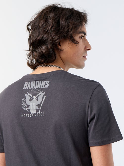 Camiseta 'Ramones' de manga curta - Kiabi