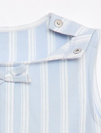 Camiseta sem mangas com laços decorativos - coleção fácil de vestir