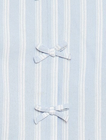 Camiseta sem mangas com laços decorativos - coleção fácil de vestir