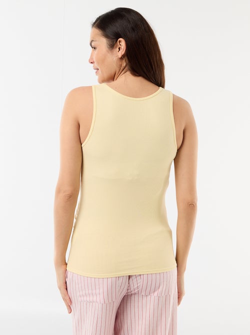 Camisete de gravidez com cavas americanas - Kiabi