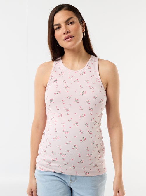 Camisete de gravidez com cavas americanas - Kiabi