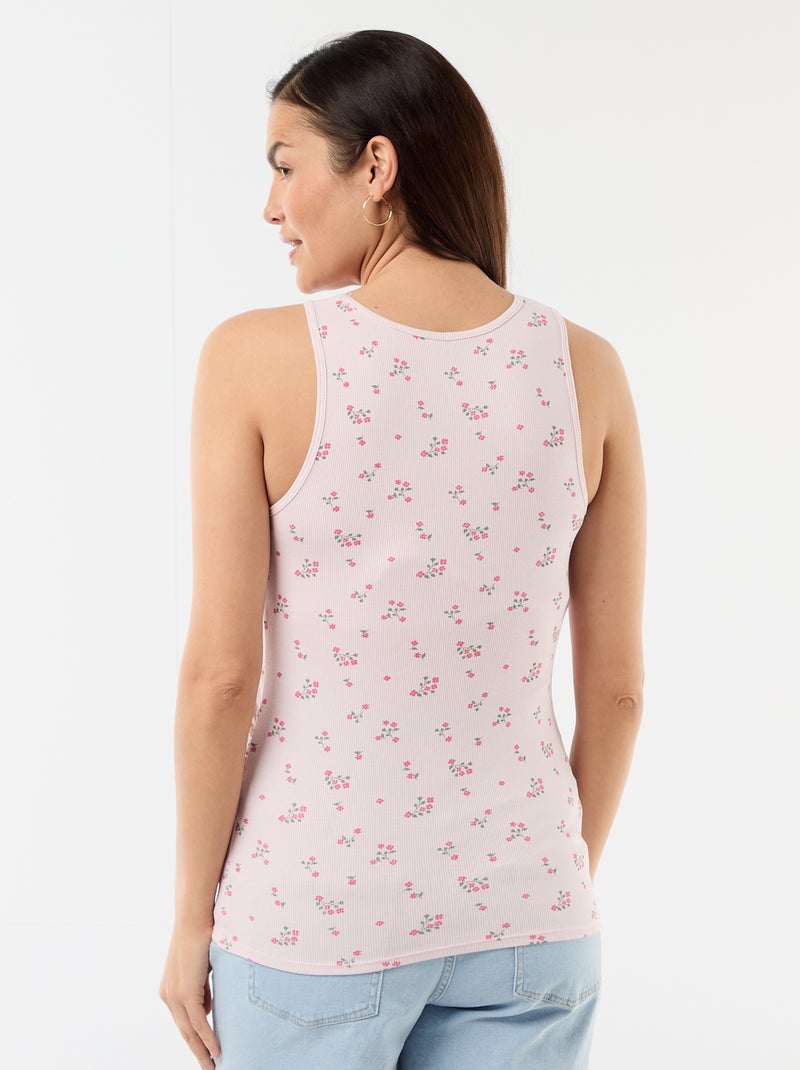 Camisete de gravidez com cavas americanas Rosa - Kiabi