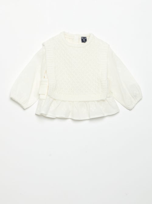 Camisola 2 em 1 - Kiabi