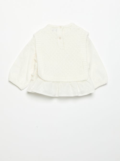 Camisola 2 em 1 - Kiabi