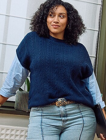 Camisola 2-em-1 com camisa