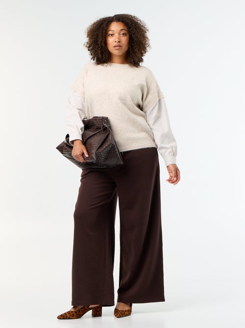 Camisola 2-em-1 com camisa - Kiabi