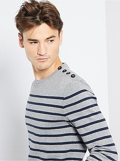 Camisola à marinheiro de conceção ecológica - Kiabi