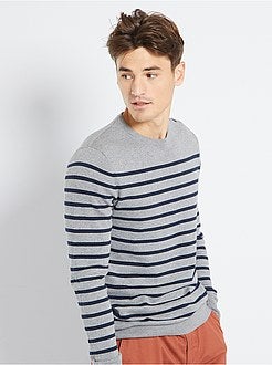 Camisola à marinheiro de conceção ecológica - Kiabi