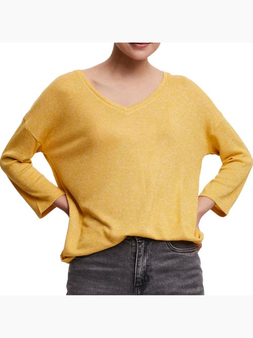 Camisola Amarela Vero Moda Brianna para Mulher - Kiabi Camisola Amarela Vero Moda Brianna para Mulher - Kiabi