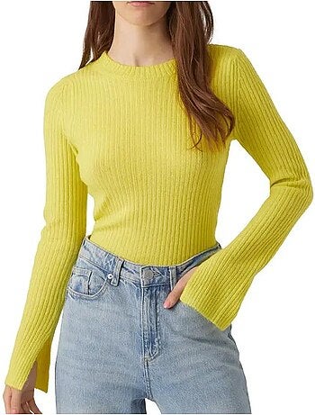 Camisola Amarela Vero Moda Britany para Mulher