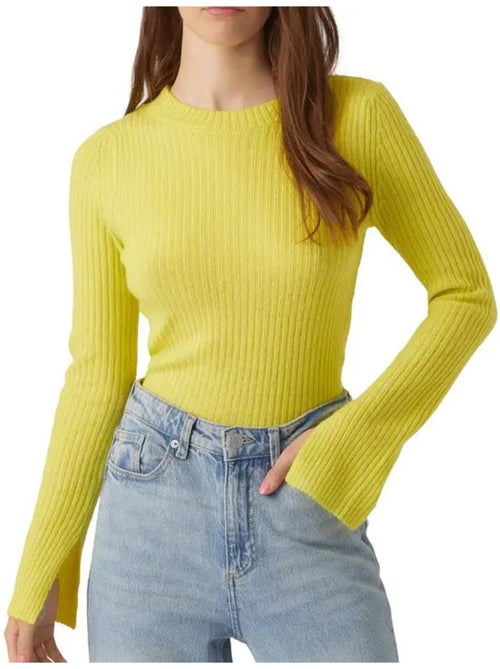 Camisola Amarela Vero Moda Britany para Mulher - Kiabi Camisola Amarela Vero Moda Britany para Mulher - Kiabi