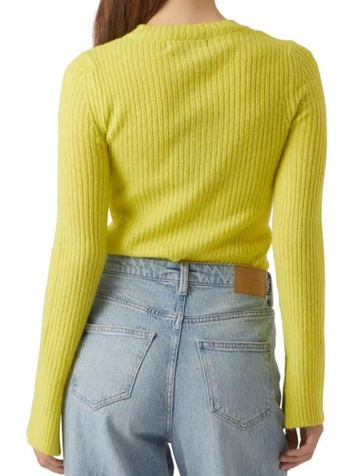 Camisola Amarela Vero Moda Britany para Mulher - Kiabi Camisola Amarela Vero Moda Britany para Mulher - Kiabi