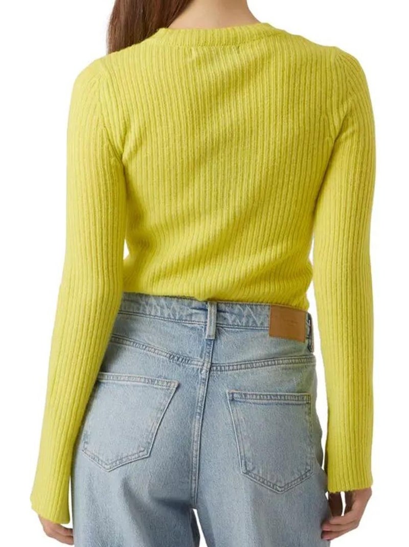 Camisola Amarela Vero Moda Britany para Mulher Amarelo - Kiabi