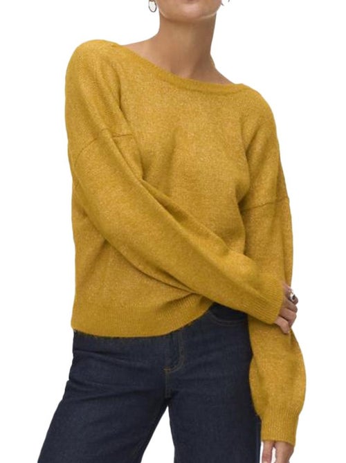 Camisola Amarela Vero Moda Mellie para Mulher - Kiabi Camisola Amarela Vero Moda Mellie para Mulher - Kiabi