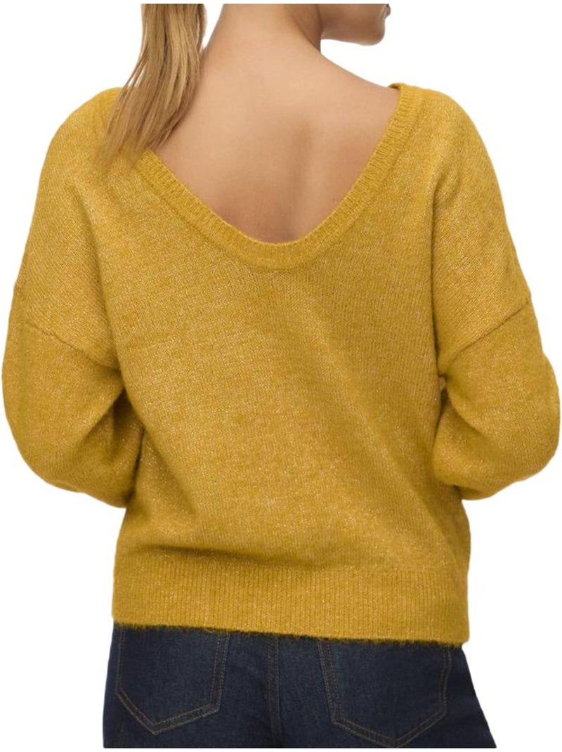 Camisola Amarela Vero Moda Mellie para Mulher Amarelo - Kiabi