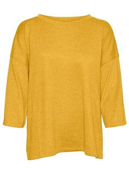 Camisola Amarela Vero Moda Olivia para Mulher - Kiabi Camisola Amarela Vero Moda Olivia para Mulher - Kiabi