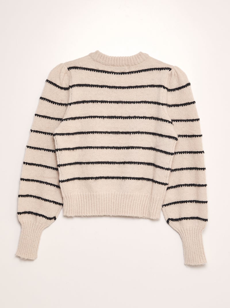 Camisola às bolinhas 'JDY' BEGE - Kiabi