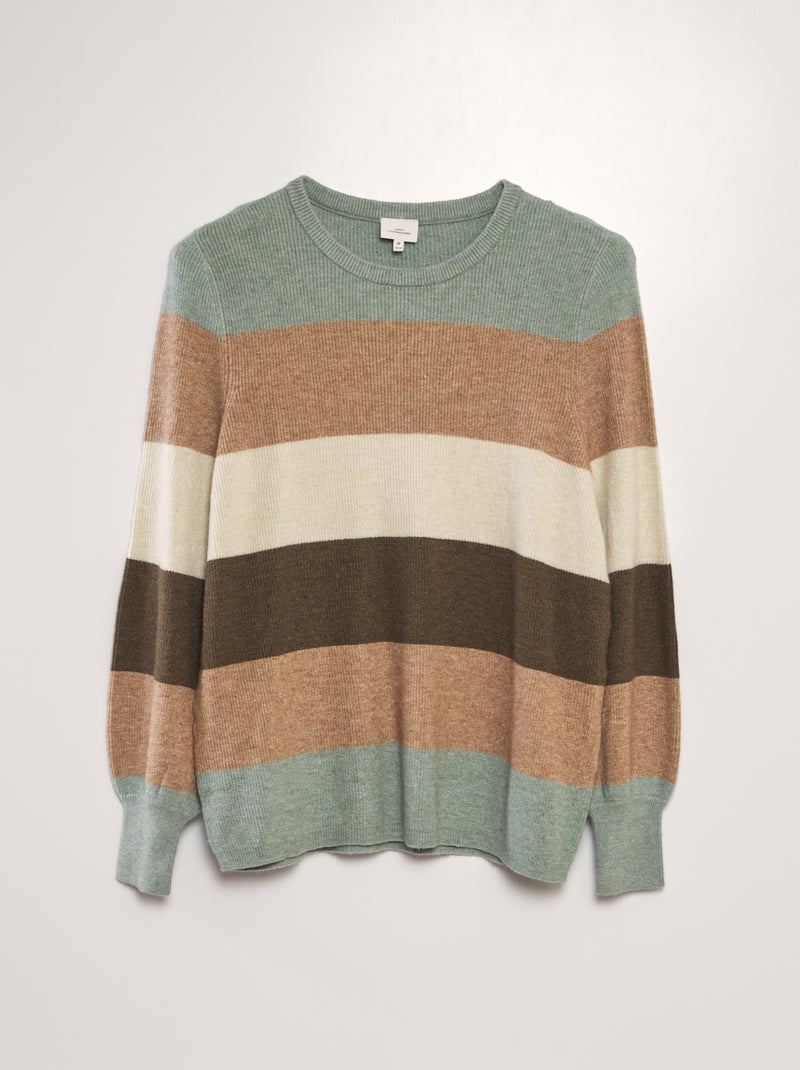 Camisola às riscas 'Carmakoma' VERDE - Kiabi