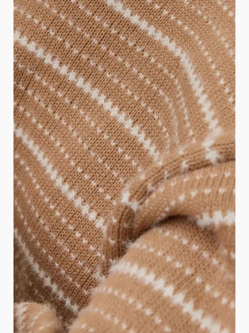 Camisola às riscas com decote redondo hiccup - Kiabi