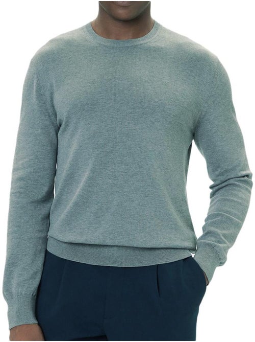 Camisola Azul Calvin Klein Jeans para Homem Ls Supima LV040BM343 - Kiabi Camisola Azul Calvin Klein Jeans para Homem Ls Supima LV040BM343 - Kiabi