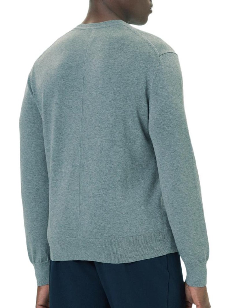 Camisola Azul Calvin Klein Jeans para Homem Ls Supima LV040BM343 Cinza - Kiabi