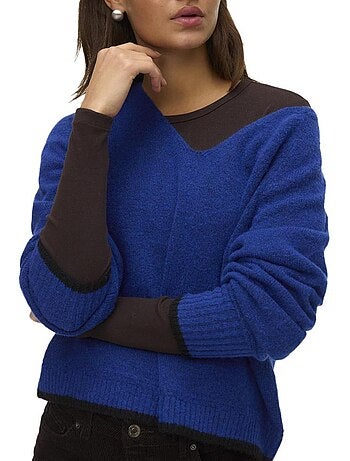 Camisola Preta de Mulher Vero Moda Maquarius Raglan