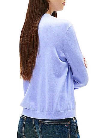 Camisola azul essencial tommy hilfiger para mulher dw0dw20159