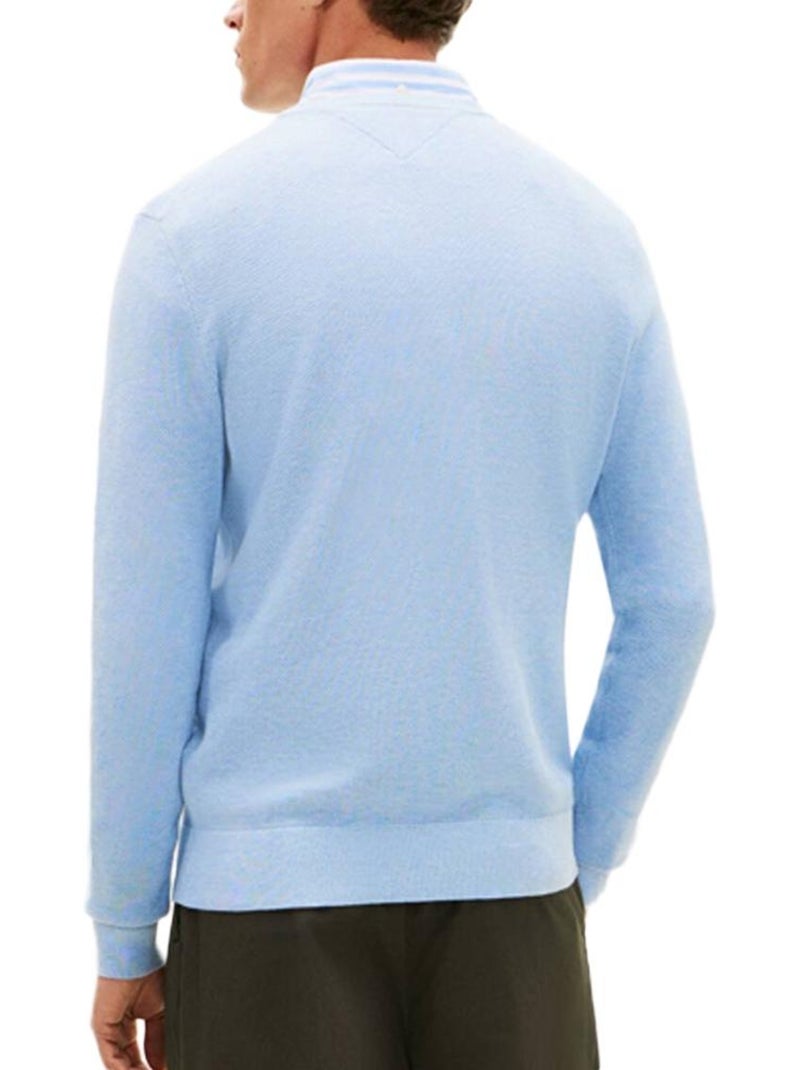 Camisola azul pastel estruturada de homem tommy hilfiger Azul - Kiabi