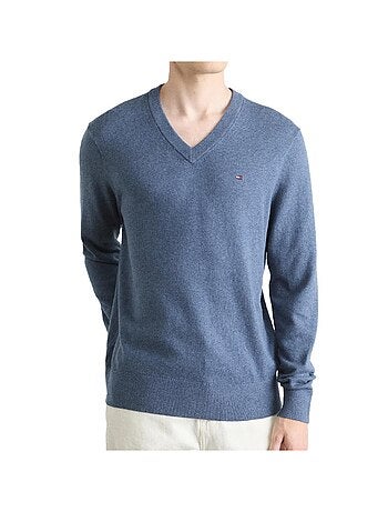 Camisola Azul Tommy Hilfiger Pima para Homem