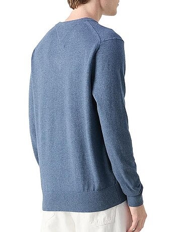 Camisola Azul Tommy Hilfiger Pima para Homem