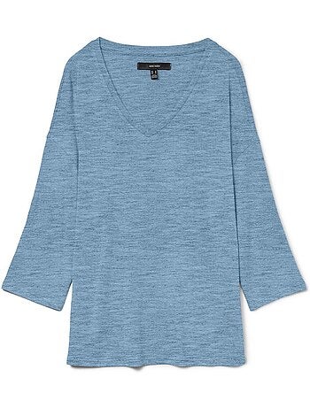 Camisola bege mesclado vero moda briannas para mulher