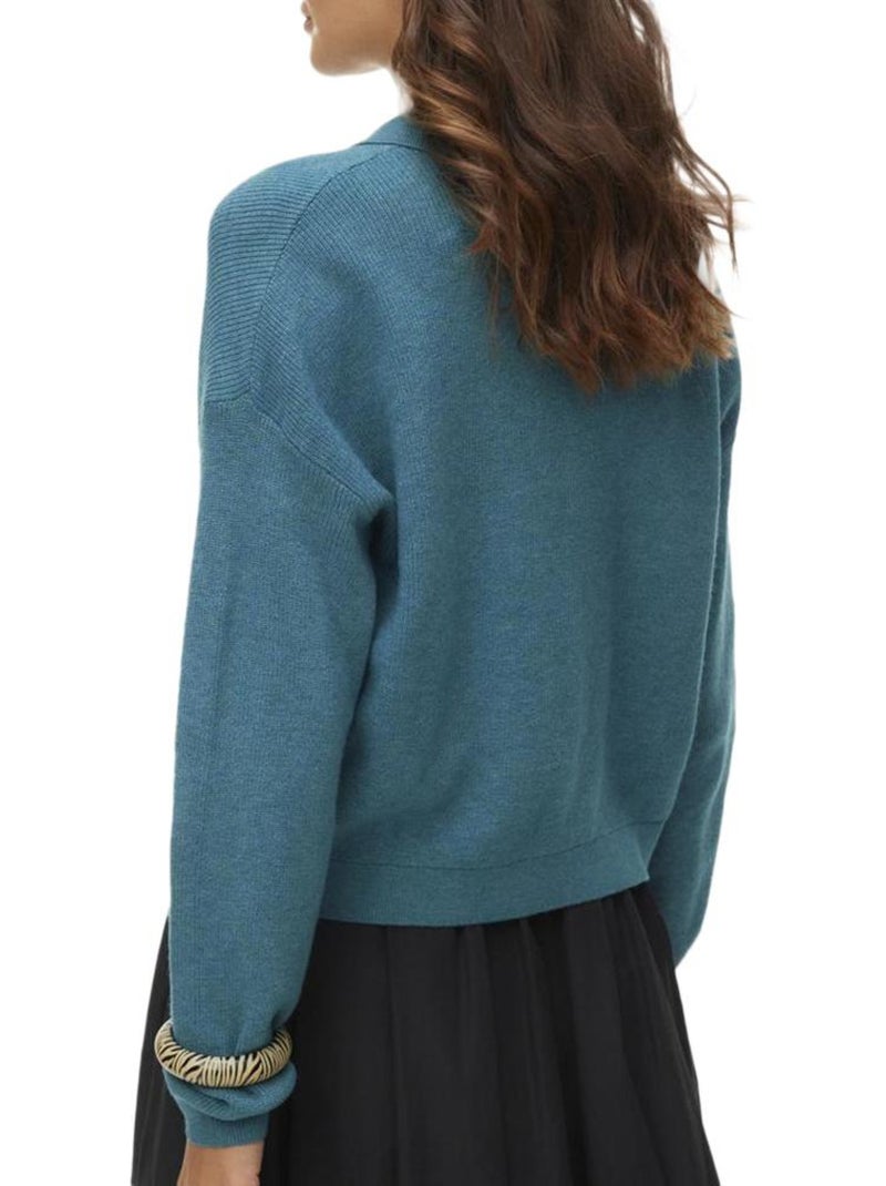 Camisola Azul Vero Moda Exciting para Mulher Azul - Kiabi