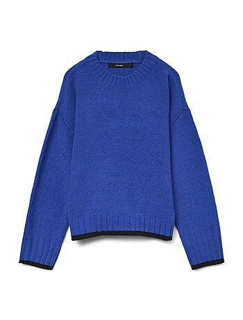 Camisola azul vero moda hadow para mulher