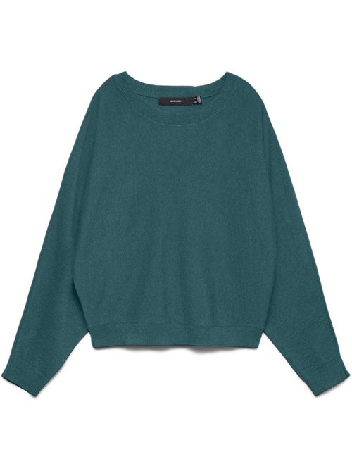 Camisola Azul Vero Moda Happyglitter Batwing para Mulher - Kiabi Camisola Azul Vero Moda Happyglitter Batwing para Mulher - Kiabi