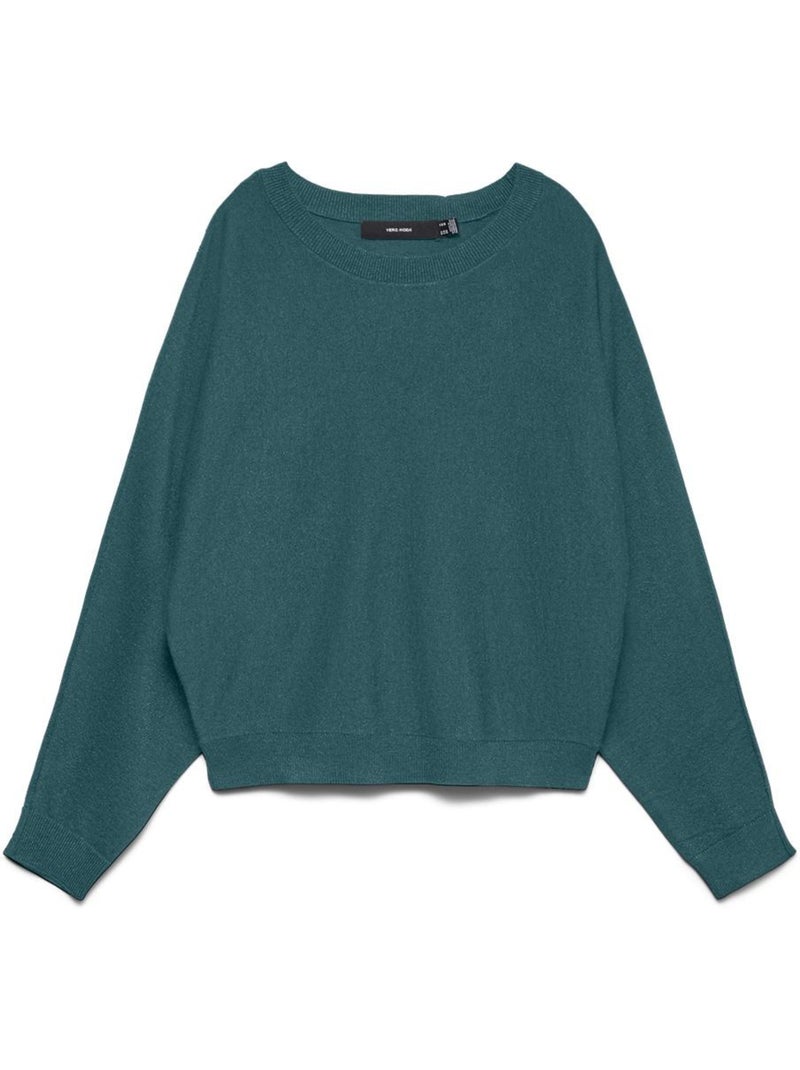 Camisola Azul Vero Moda Happyglitter Batwing para Mulher Azul - Kiabi