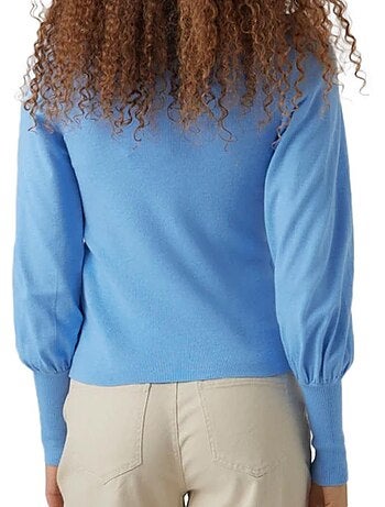 Camisola azul vero moda hollykari para mulher