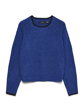 Camisola Raglan Maquarius Cru Vero Moda para Mulher