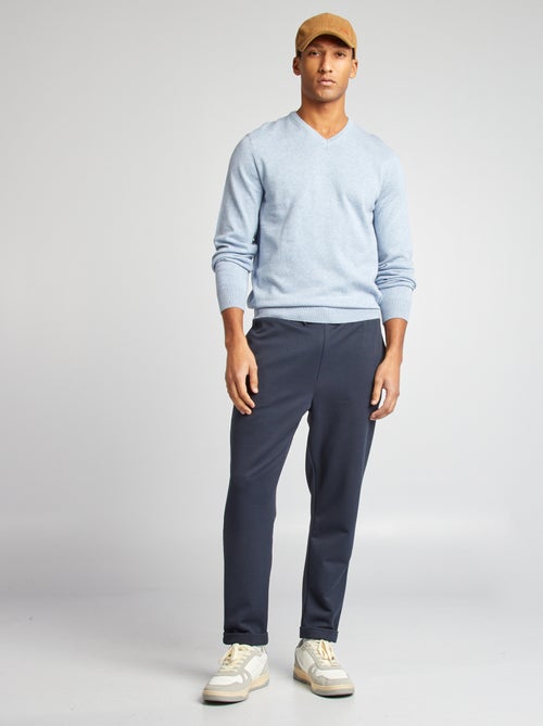 Camisola básica de malha lisa - Kiabi