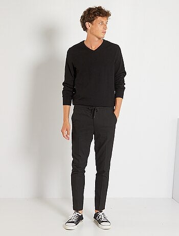 Camisola básica de malha lisa