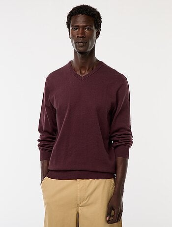Camisola básica de malha lisa