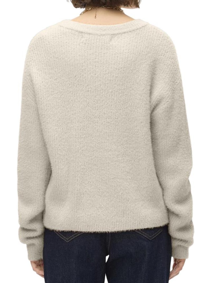 Camisola Bege de Mulher Vero Moda com Mangas Abufar Bege - Kiabi