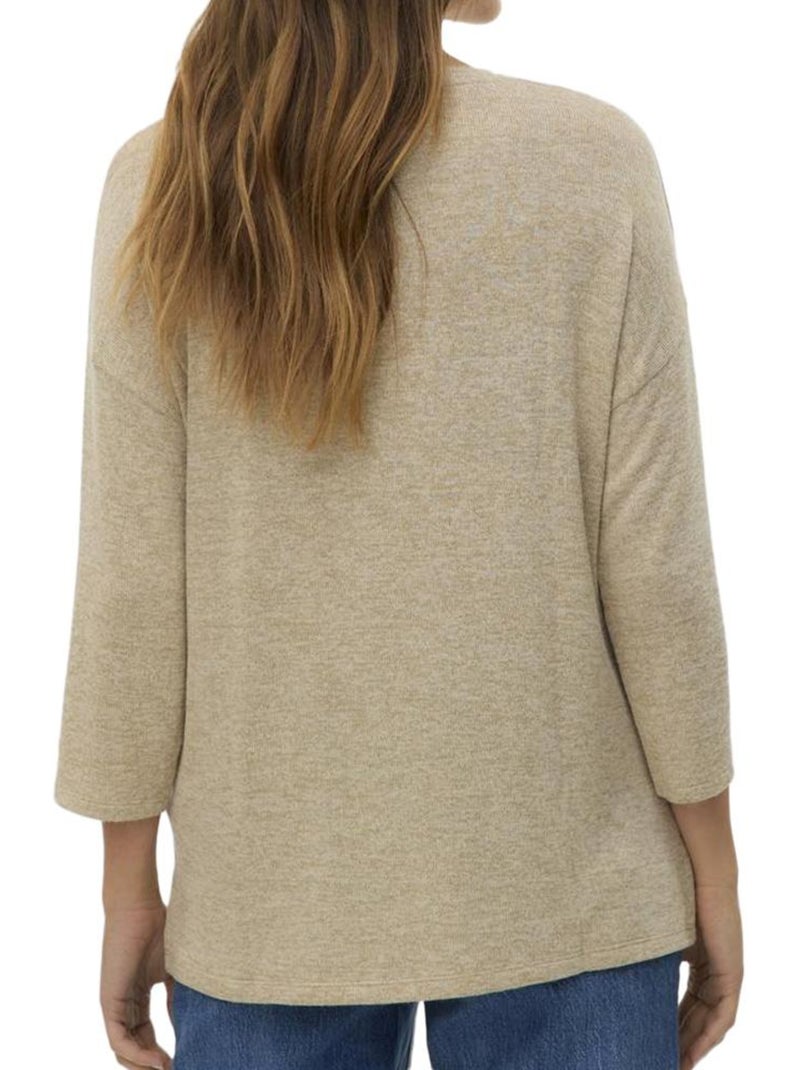 Camisola Bege Mesclado Vero Moda Briannas para Mulher Bege mesclado - Kiabi