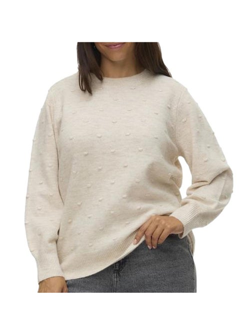 Camisola Bege para Mulher Vero Moda Curve Francesca - Kiabi
