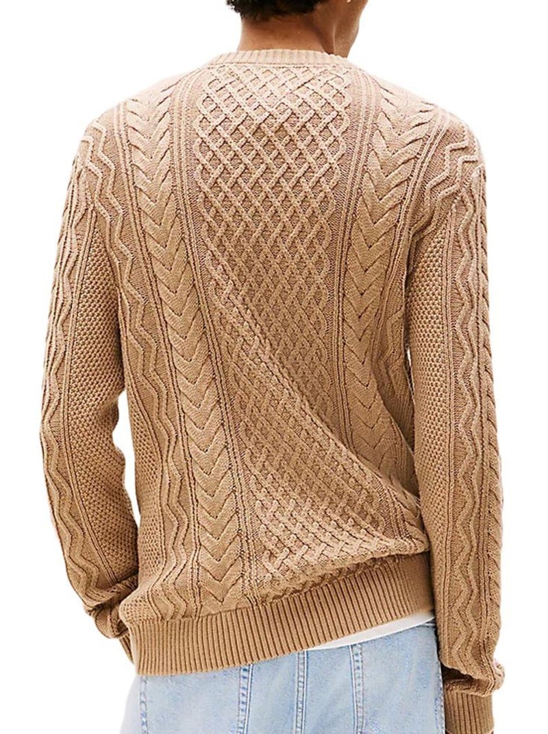 Camisola Bege Tommy Hilfiger para Homem DM0DM22101 Bege - Kiabi
