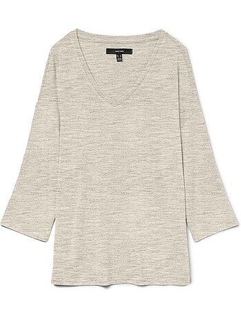 Camisola Bege Mesclado Vero Moda Briannas para Mulher
